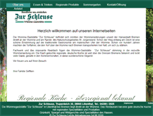 Tablet Screenshot of geffken-zur-schleuse.de
